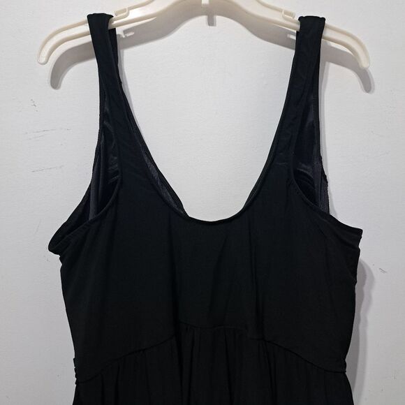 Miraclesuit Plus Size One Piece Swimsuit V-Neck Size 20W Black - Picture 14 of 17